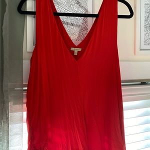 Red Sleeveless Top